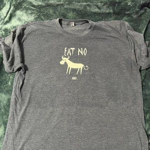 "Eat No" Screen Printed T- Shirt